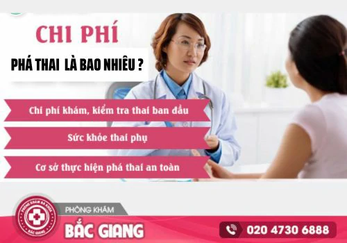 Tư vấn chi phí phá thai bao nhiêu tiền? Địa chỉ phá thai an toàn