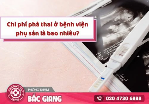 Chi phí phá thai ở bệnh viện phụ sản hiện nay là bao nhiêu?