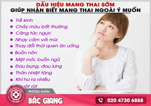 Dấu hiệu thụ thai ngoài ý muốn không nên bỏ qua