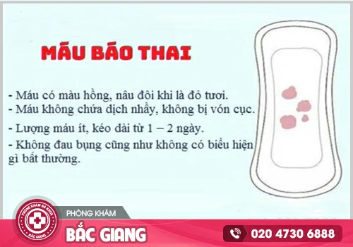 Máu báo thai nâu đen có phải hiện tượng bình thường không?