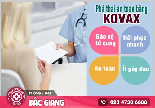 Phương pháp phá thai Kovax - Đình chỉ hiệu quả kể cả bào thai lớn