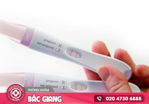 que thử thai 2 vạch