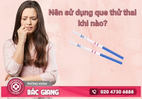 cách sử dụng que thử thai
