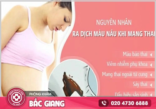 Máu nâu có thai có phải là triệu chứng cảnh báo bệnh lý?