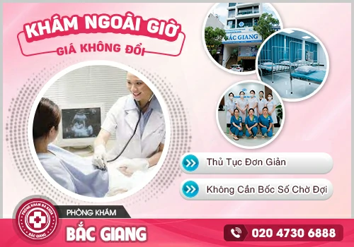 Phòng khám phá thai tư nhân an toàn, chất lượng được cấp phép tại Bắc Giang
