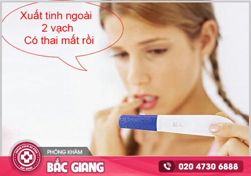 Xuất tinh ngoài có thai không?